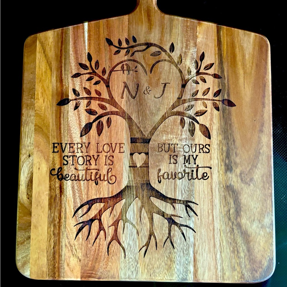Custom cutting board, charcuterie board